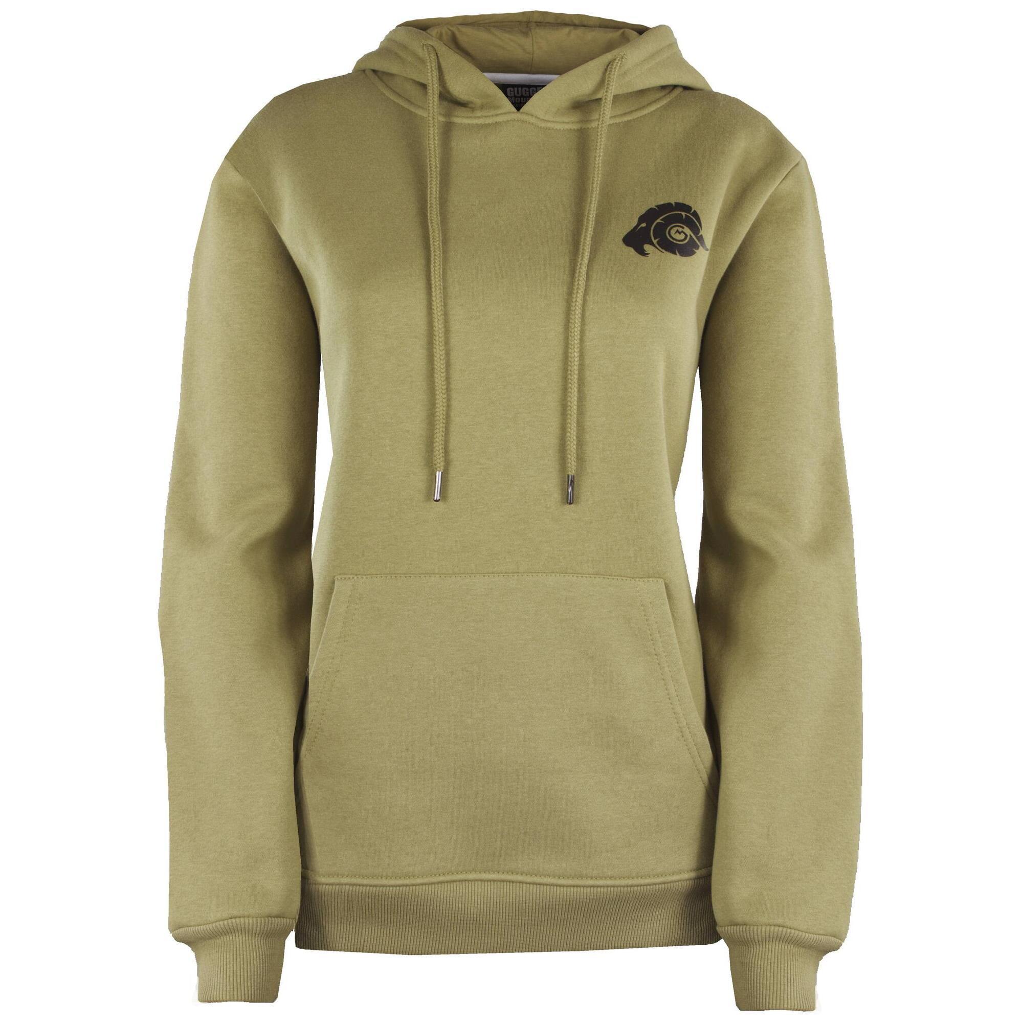 Guggen Mountain - Sweat À Capuche En Polaire Pour Femme À Manches Longues Hw08 Pour L'Extérieur - Sweat-shirt - Vert - 52 2xl - Decathlon