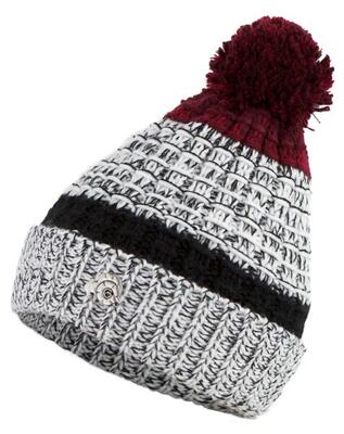 Cappello invernale GUGGEN Mountain K109 con pompon e fodera in pile leggero
