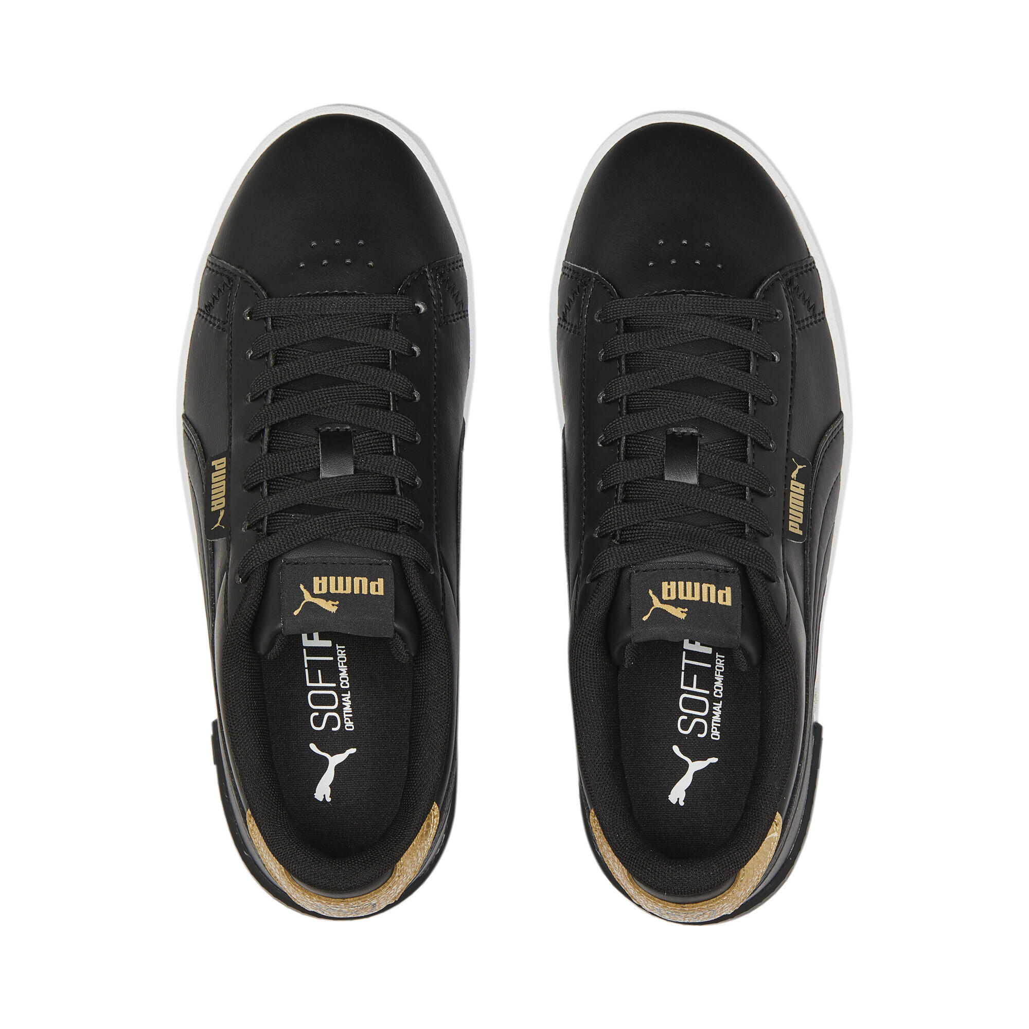 Basket Jada Distressed Femme PUMA Black Team Gold Beige 6/7