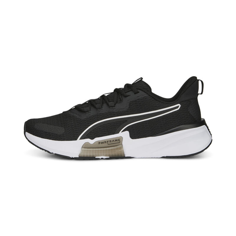 PWRFrame TR 2 Trainingsschuhe Herren PUMA Black White Silver Metallic