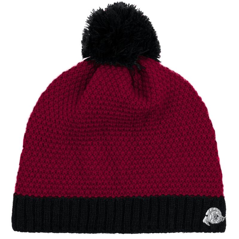 GUGGEN Mountain K119 hoed Wintermuts met pompon en fleece voering