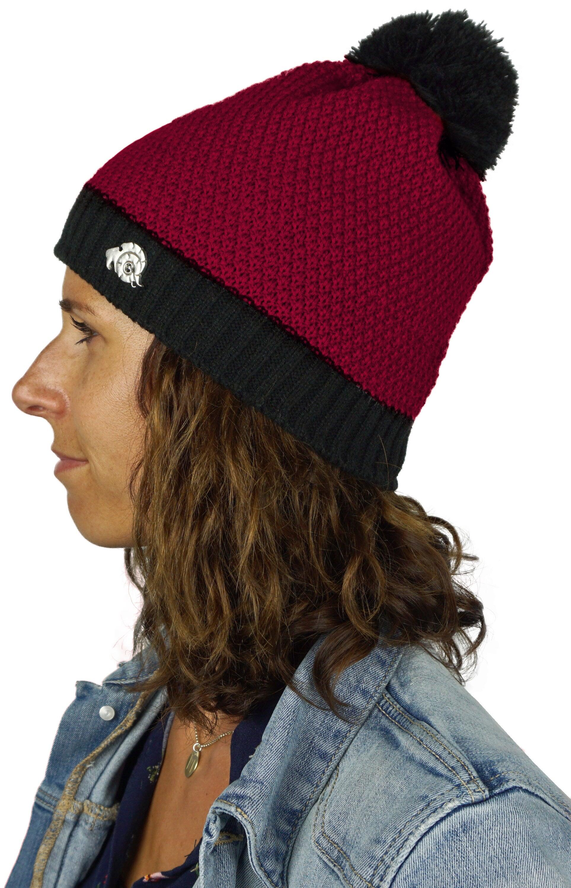 GUGGEN Mountain K119 Gorro de invierno con borla y forro polar 2/7