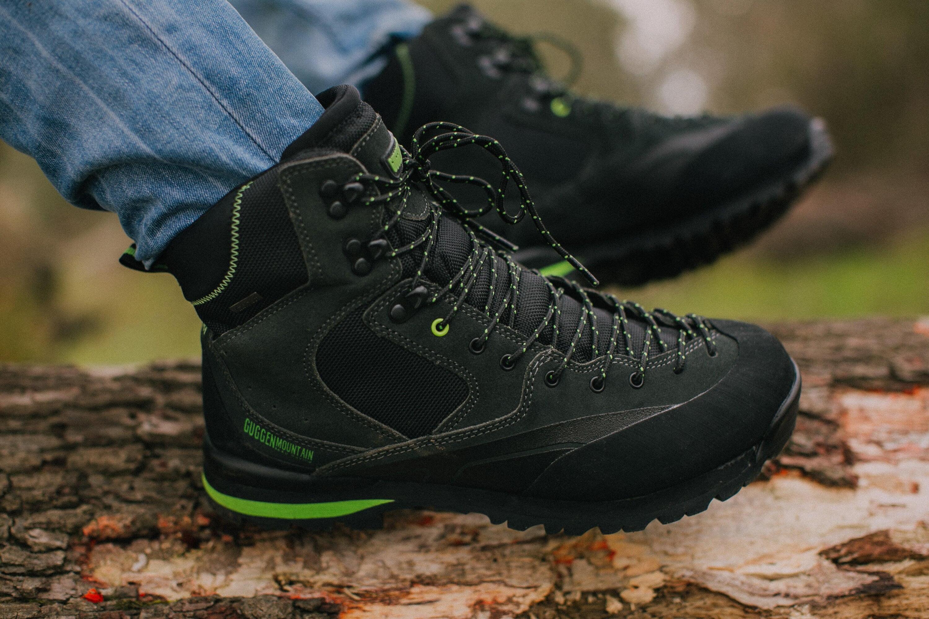 Herren Trekkingschuhe HPM55 wasserdicht mit Membran Wildleder