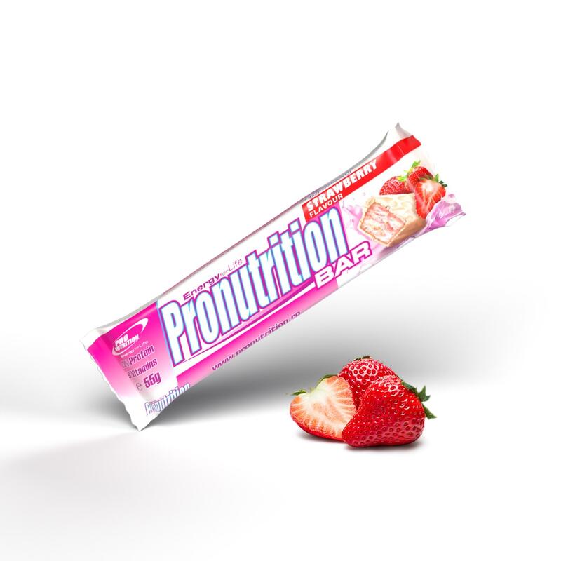 BATON PROTEINE Pronutrition Bar Căpșuni 55g