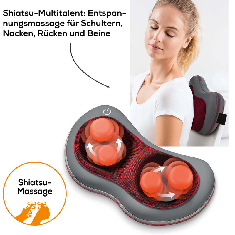 Beurer Shiatsu massagekussen MG 149 18 W grijs