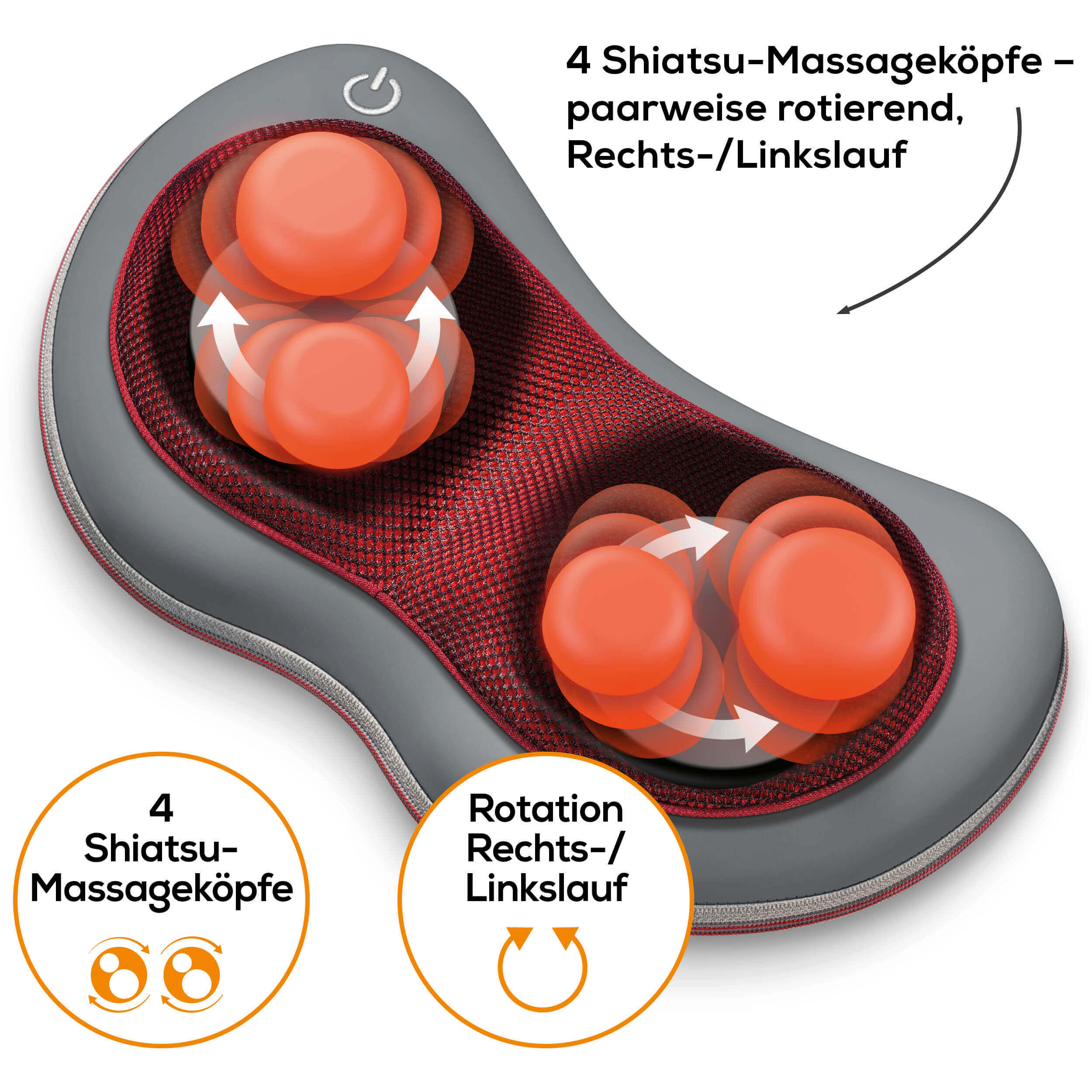 Coussin de massage shiatsu Beurer MG 149 4/5