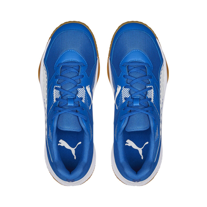 Chaussures de sport en salle Solarflash II PUMA Royal White Gum Blue Beige