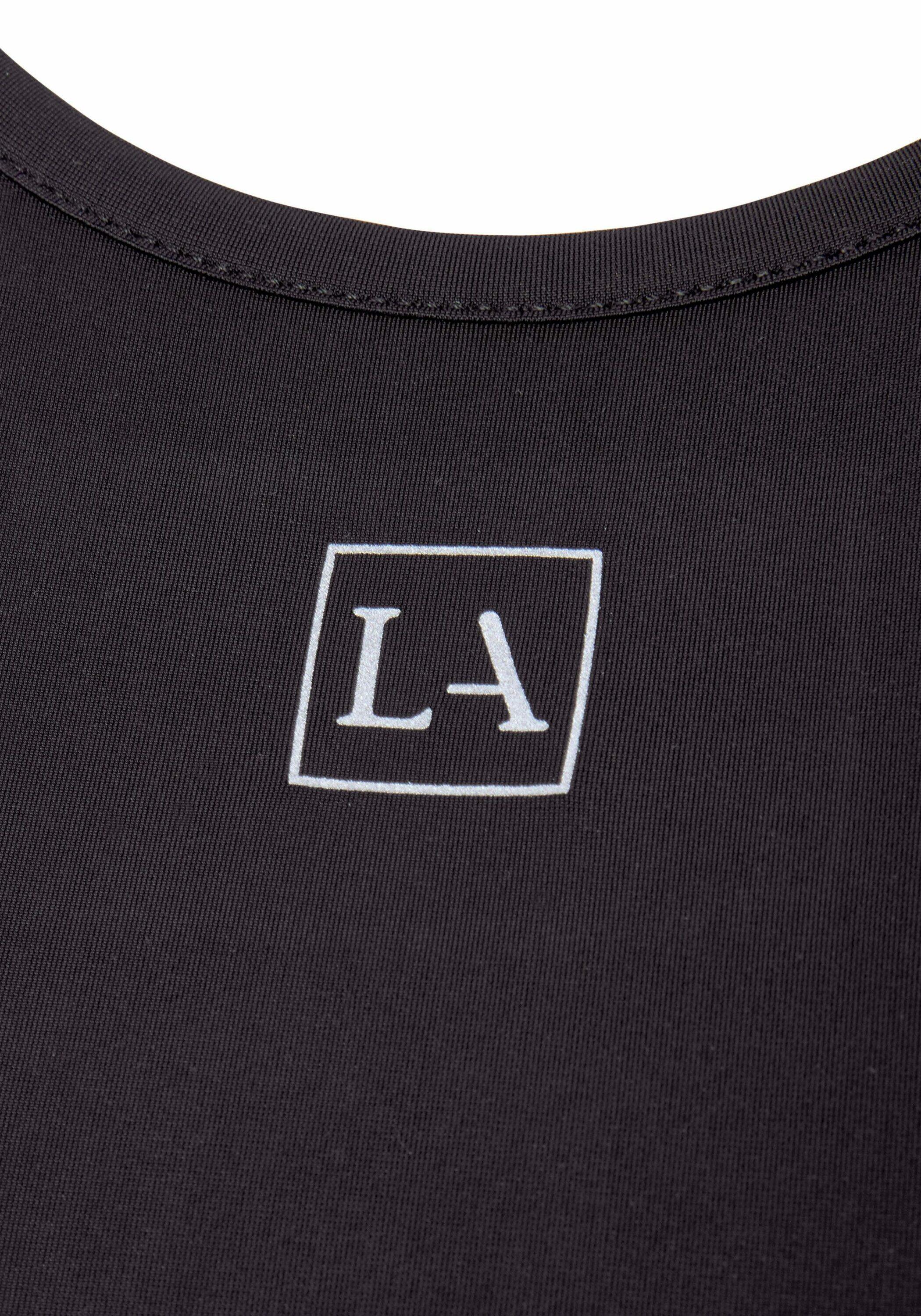 Damen LASCANA ACTIVE Crop-Top »Digital Mauve« 6/7