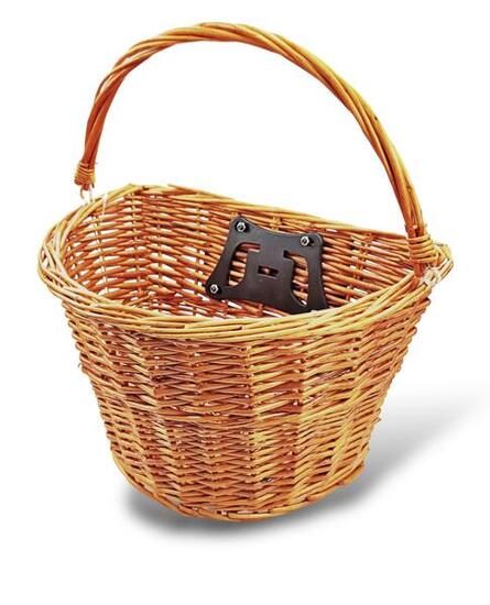 Kosz przód wiklina Nowy "Click" naturalny jasny