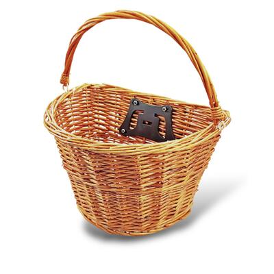 Kosz przód wiklina Nowy "Click" naturalny jasny