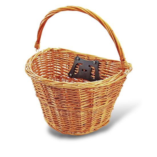 Kosz przód wiklina Nowy "Click" naturalny jasny