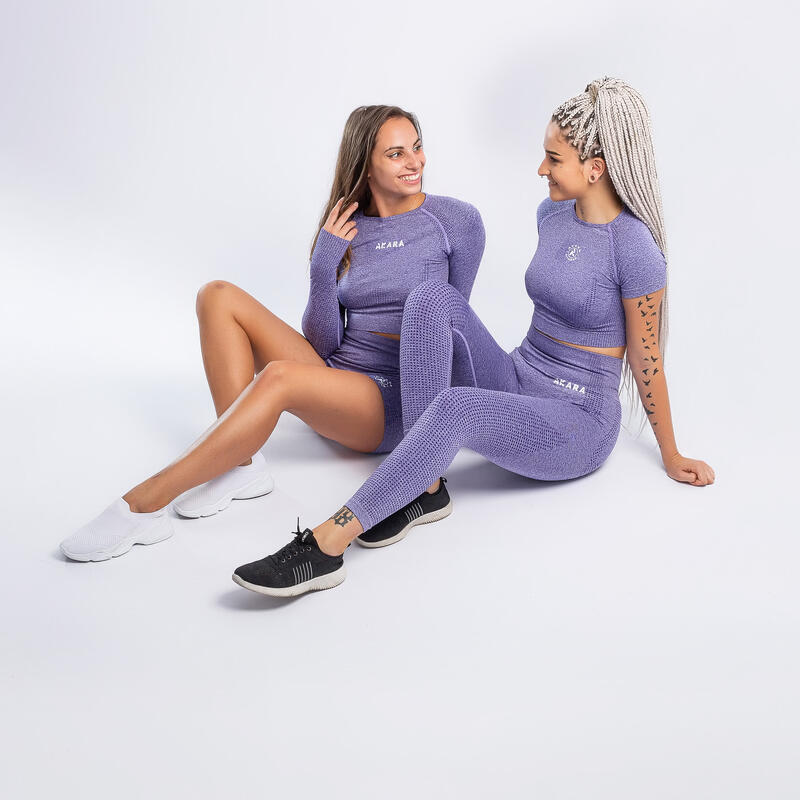 Leggings de fitness Reflex sans couture pour femmes violet