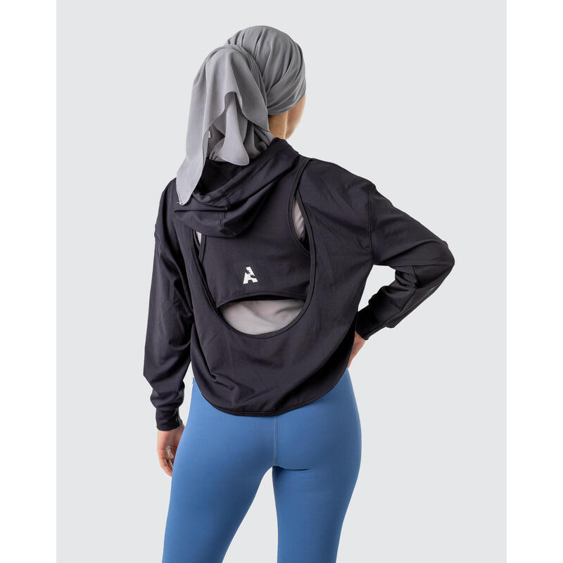 BATA FIT Fitnesssweater voor dames zwart