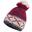 Cappello invernale GUGGEN Mountain K013 con pompon e fodera in pile leggero