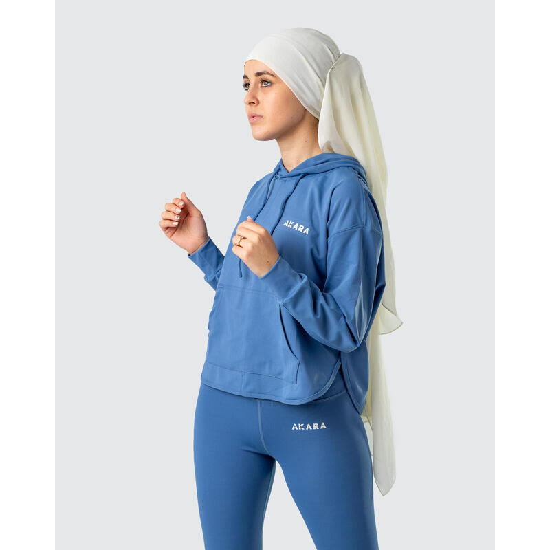 BATA FIT Sweat-shirt fitness pour femmes bleu