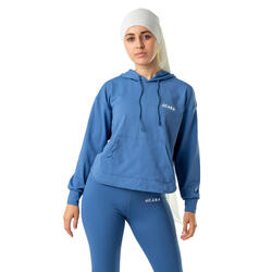 BATA FIT Sweat-shirt fitness pour femmes bleu