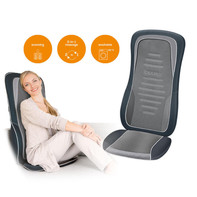 Beurer 3-in-1 Shiatsu massagekussen MG315 grijs