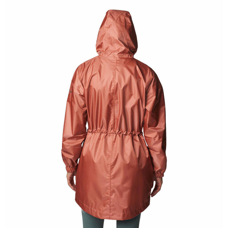 Regenmantel Splash Side Jacket Damen - rot