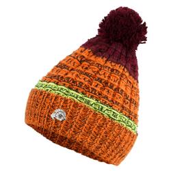 Bonnet K109 Bonnet d'hiver avec pompon et doublure polaire légère