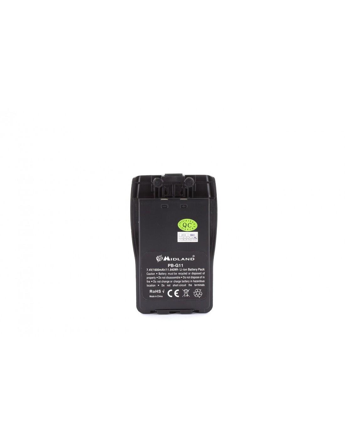 Bateria de litio MIDLAND PB-G11  1600mAh para walkie talkie G11 PRO 2/3