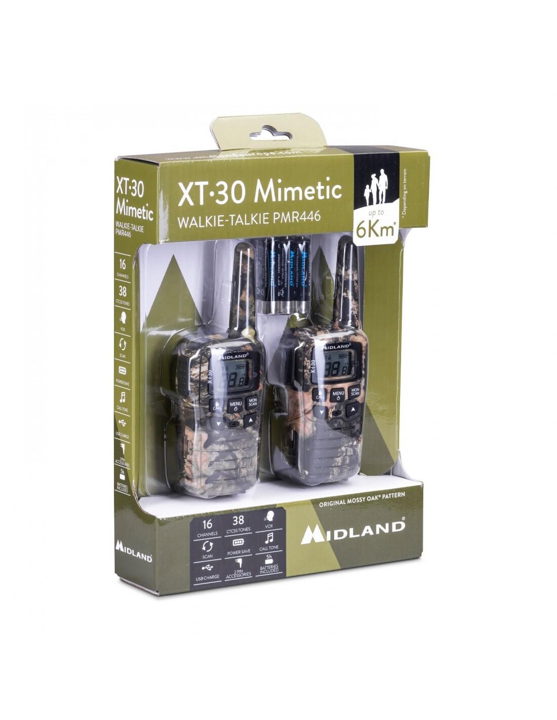 Talkie-walkie Midland XT30 Mimetic couple pmr4446 idéal pour l'extérieur 2/7