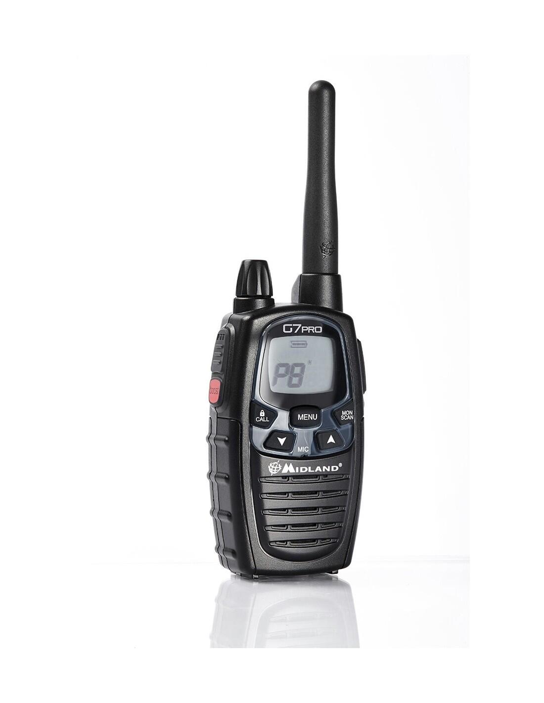 G7 PRO Work Edition Pack de 2 talkies walkies MIDLAND G7PRO et micro oreillettes 5/7