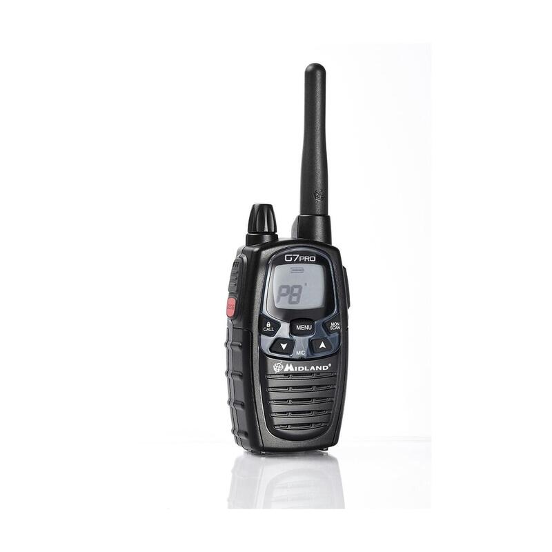 Maleta de 4 walkie talkies MIDLAND G7PRO Valibox 4 RADIOS