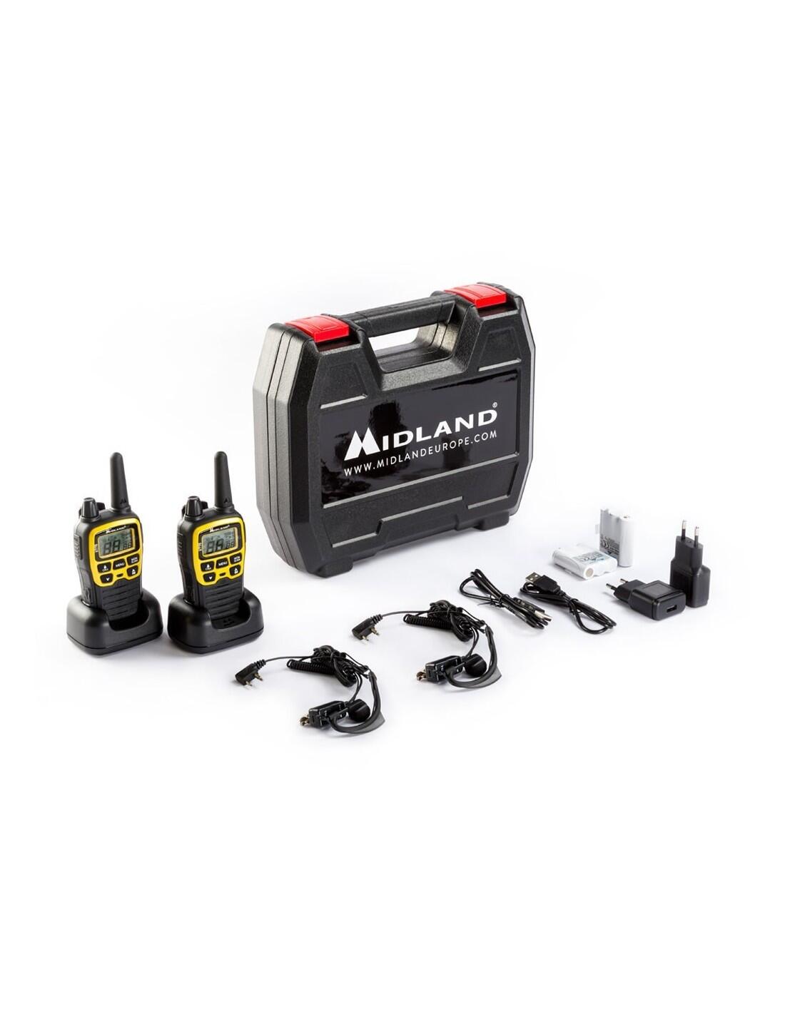 Talkie walkie Midland XT70 ADVENTURE valise complète 2 pmr446 3/5