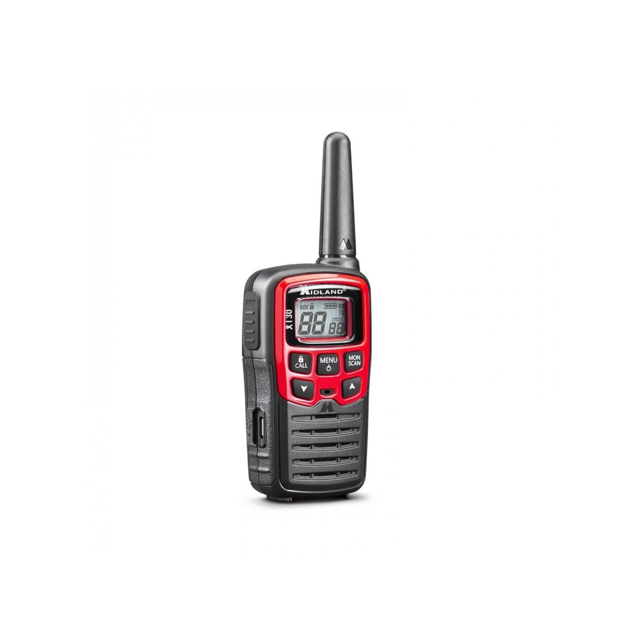 Powerbank MIDLAND EK35 kit d'urgence de 2 Talkies-Walkies XT30 avec radio ER300 5/7