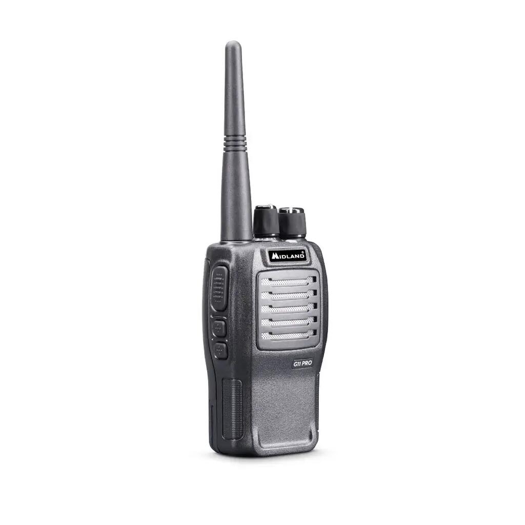 Midland G11 PRO Walkie Talkie with 16 Memories, Aluminium Chassis