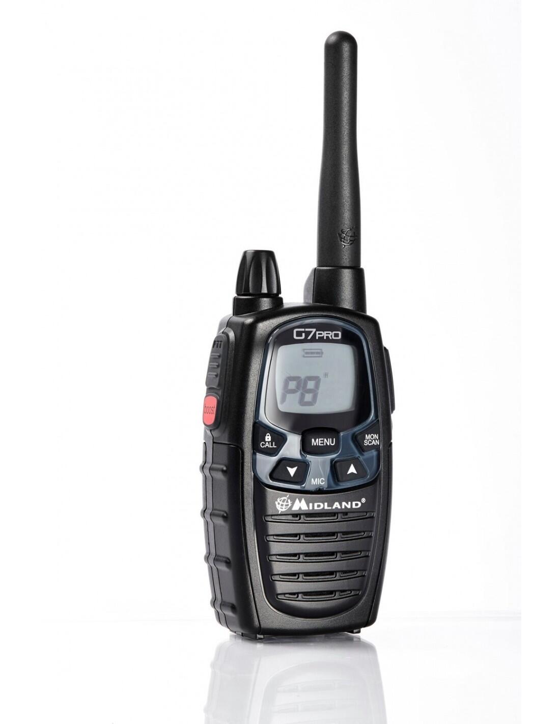 Walkie talkie MIDLAND G7E PRO Pareja pmr446, 2 walkies 2/7