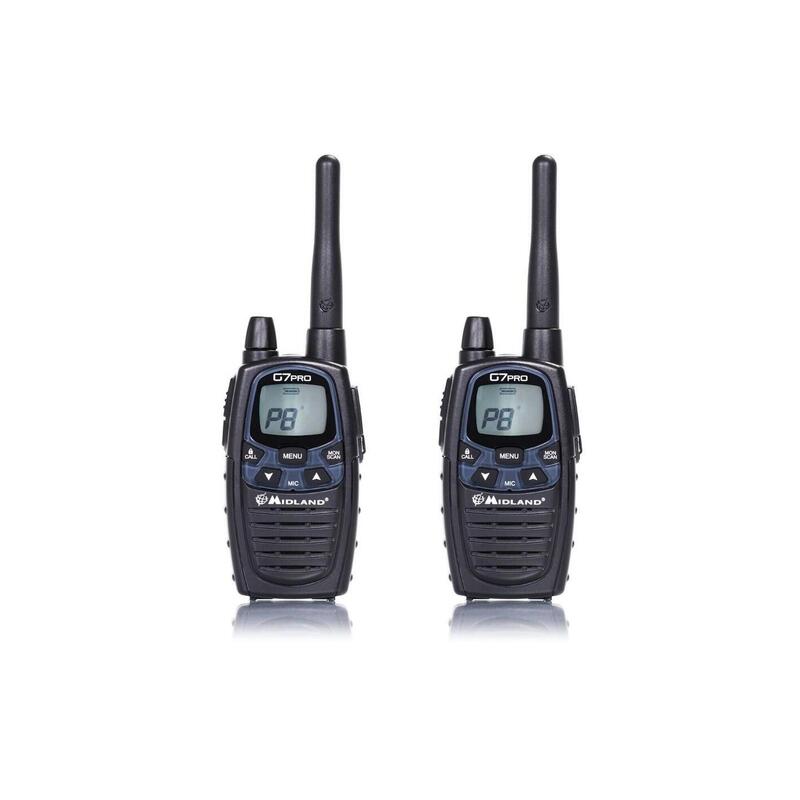 Walkie talkie MIDLAND G7E PRO Pareja pmr446, 2 walkies