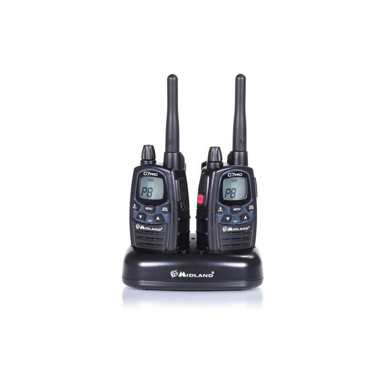 Maleta de 2 walkie talkies MIDLAND G7PRO Valibox  2 RADIOS