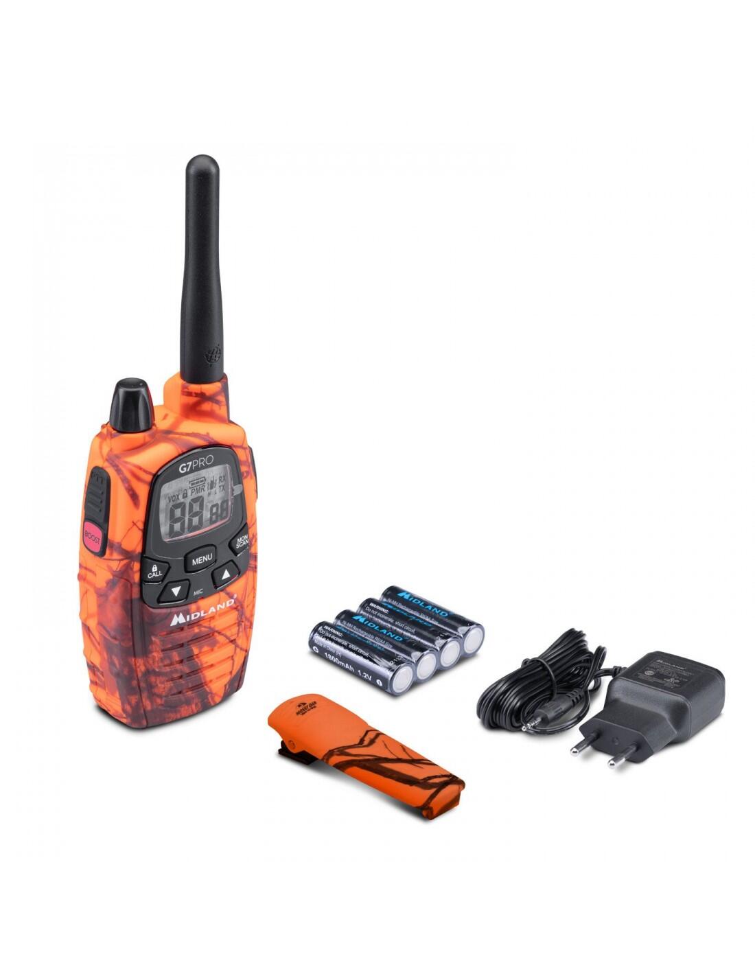 Talkie-walkie Midland G7 PRO Blaze, utilisation libre et résistant 3/7