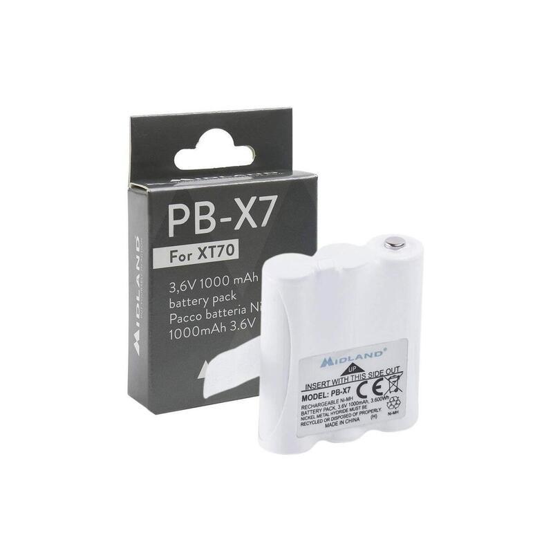 Bateria MIDLAND PB-X7 NiMH para walkie talkie XT70