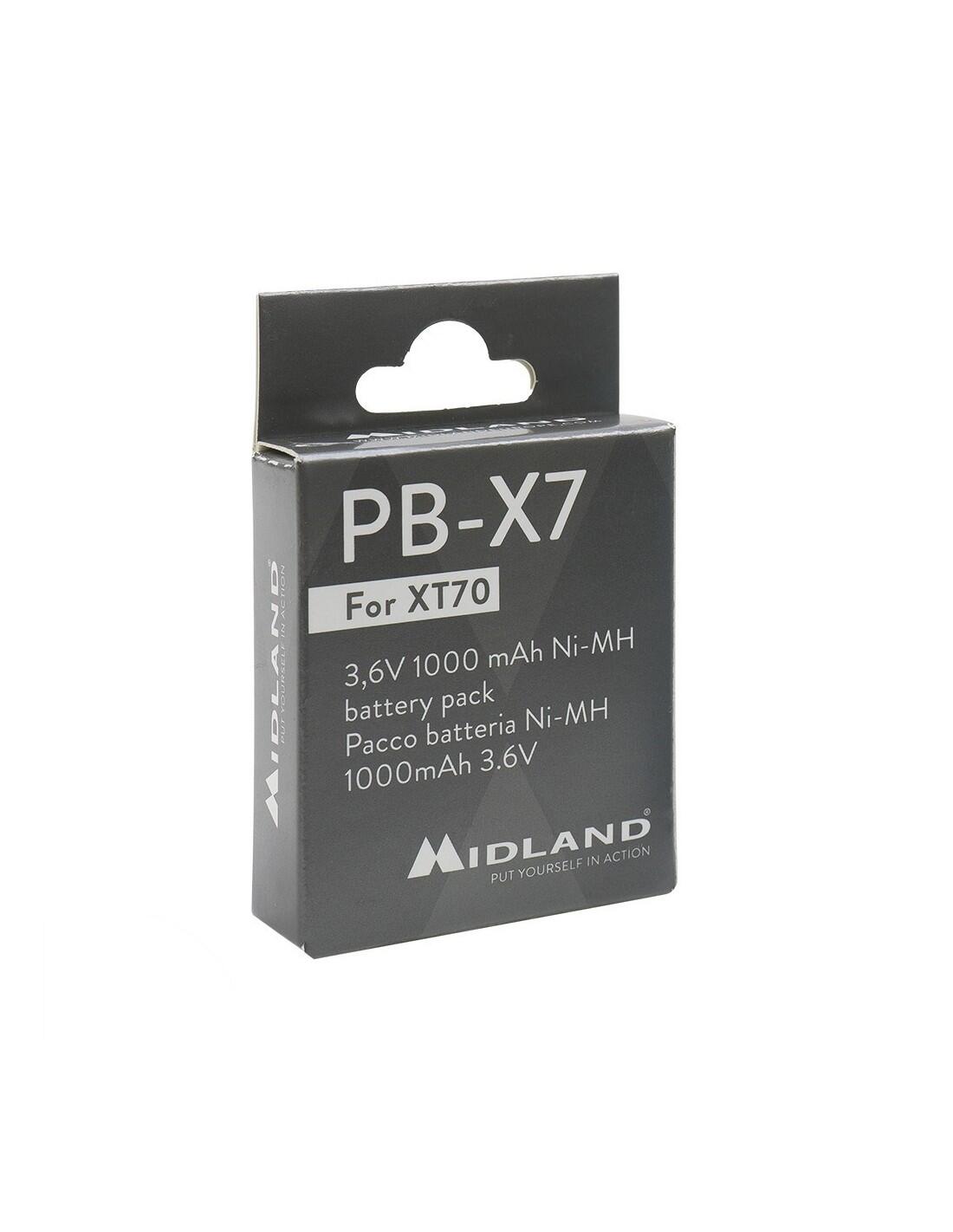 Bateria MIDLAND PB-X7 NiMH para walkie talkie XT70 3/3