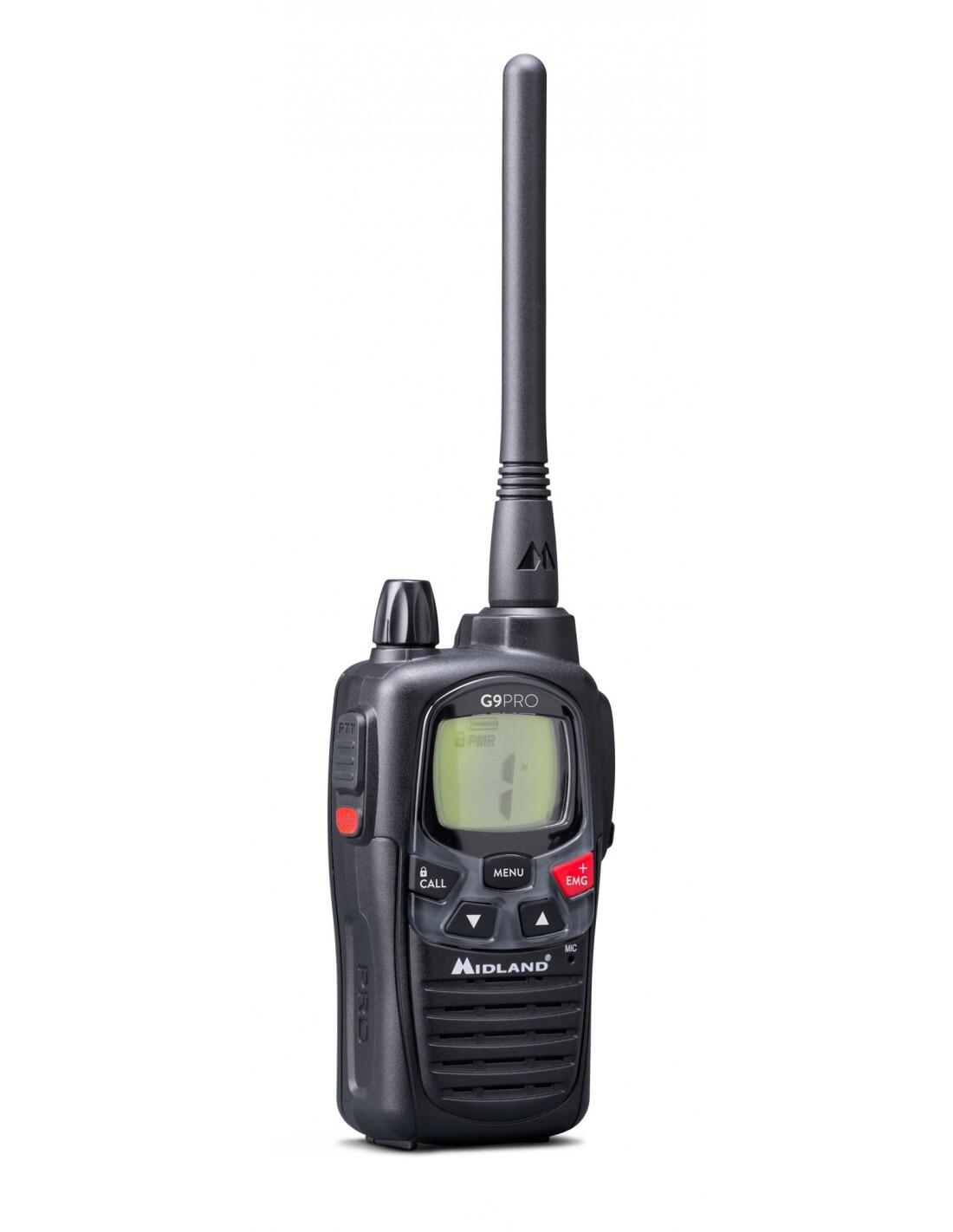 G9 PRO Work Edition Pack de 4 talkies walkies MIDLAND G9PRO et micro oreillettes 2/7