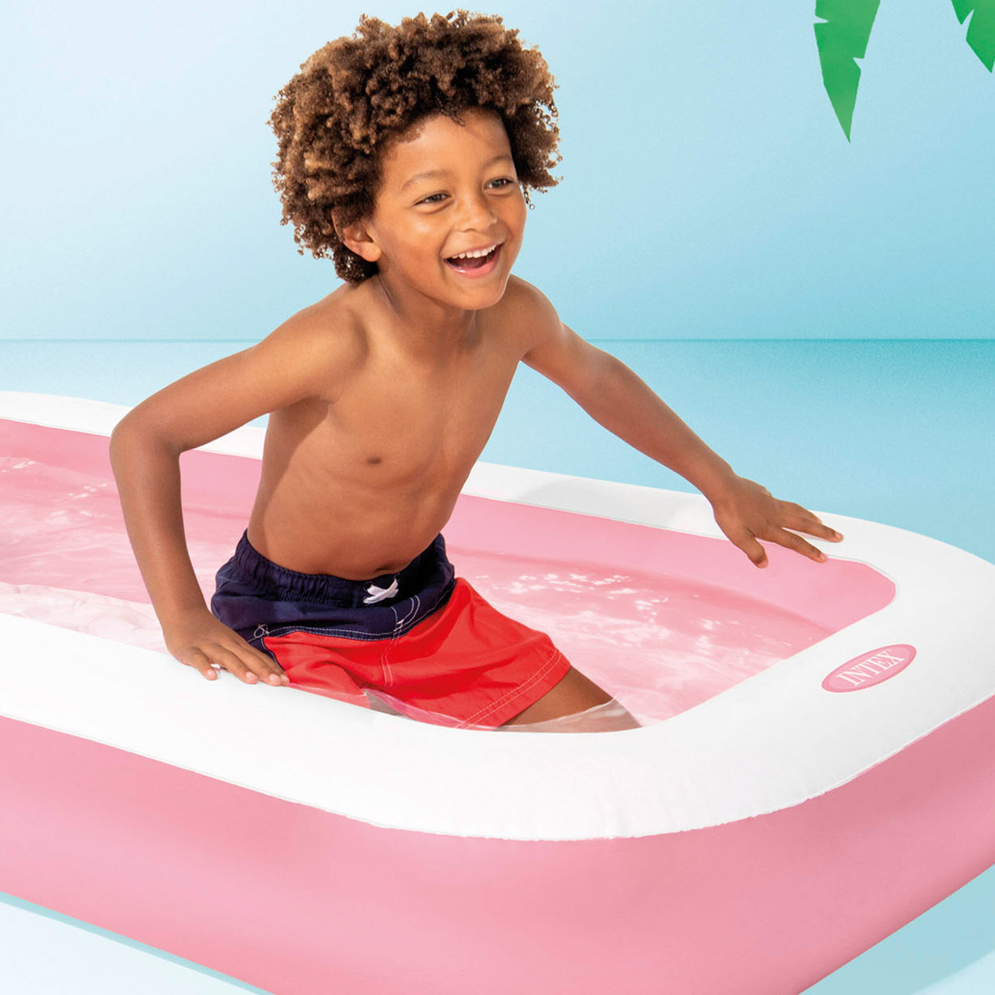 Intex Baby zwembad rechthoekig - roze 5/7