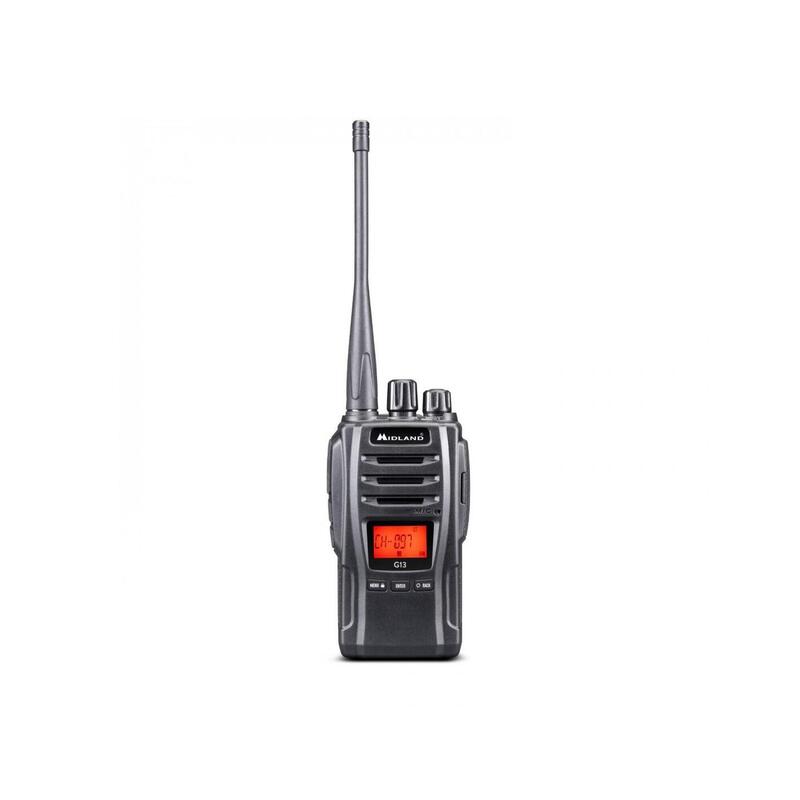 Walkie talkie MIDLAND Midland G13, robusto, boton emergencia programable