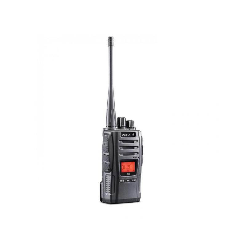 Walkie talkie MIDLAND Midland G13, robusto, boton emergencia programable