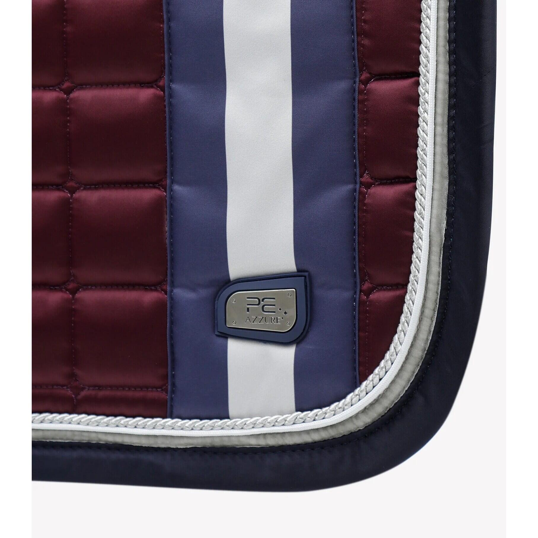Antislip satijnen zadeldek voor paarden Premier Equine Azzure 2/5
