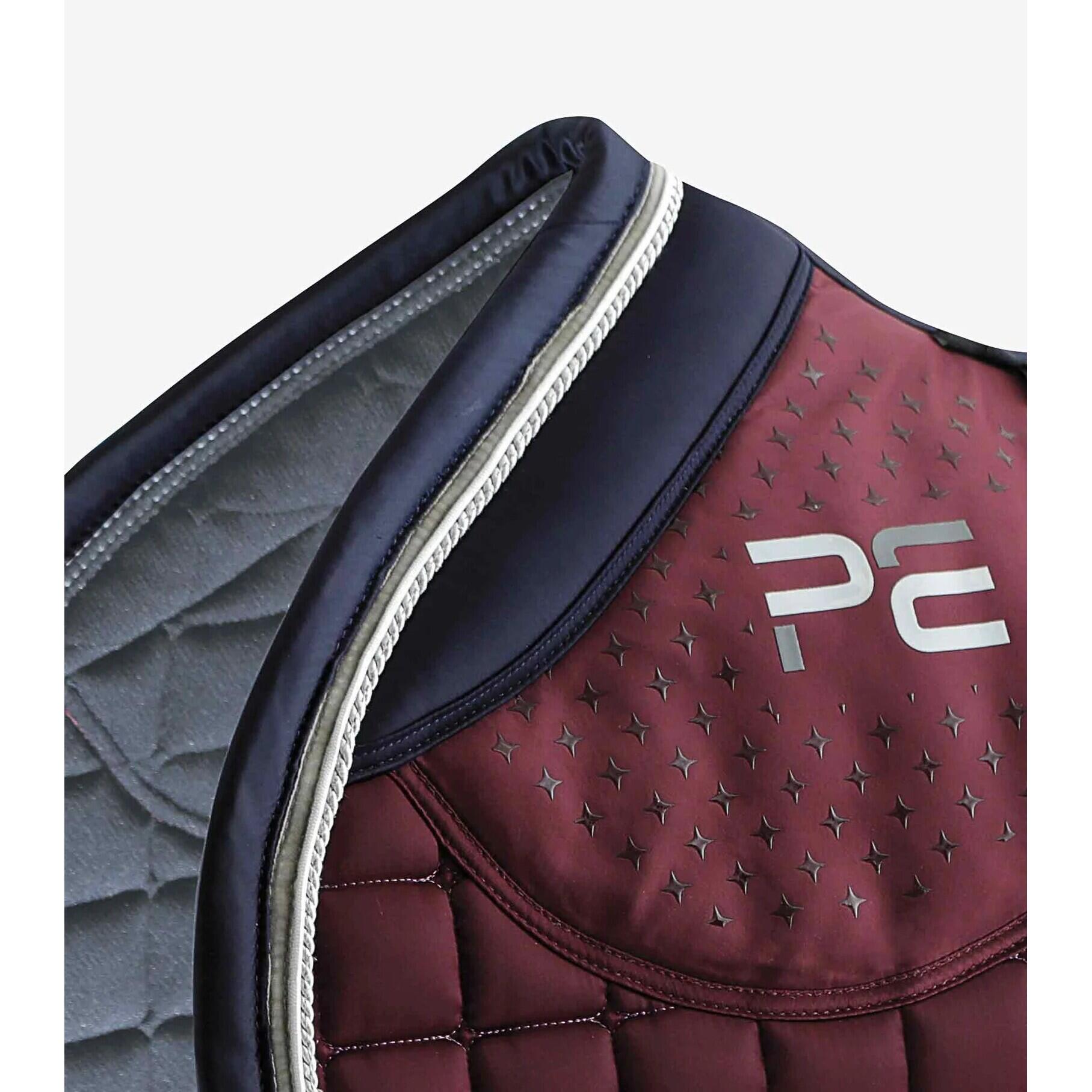 Antislip satijnen zadeldek voor paarden Premier Equine Azzure 3/5