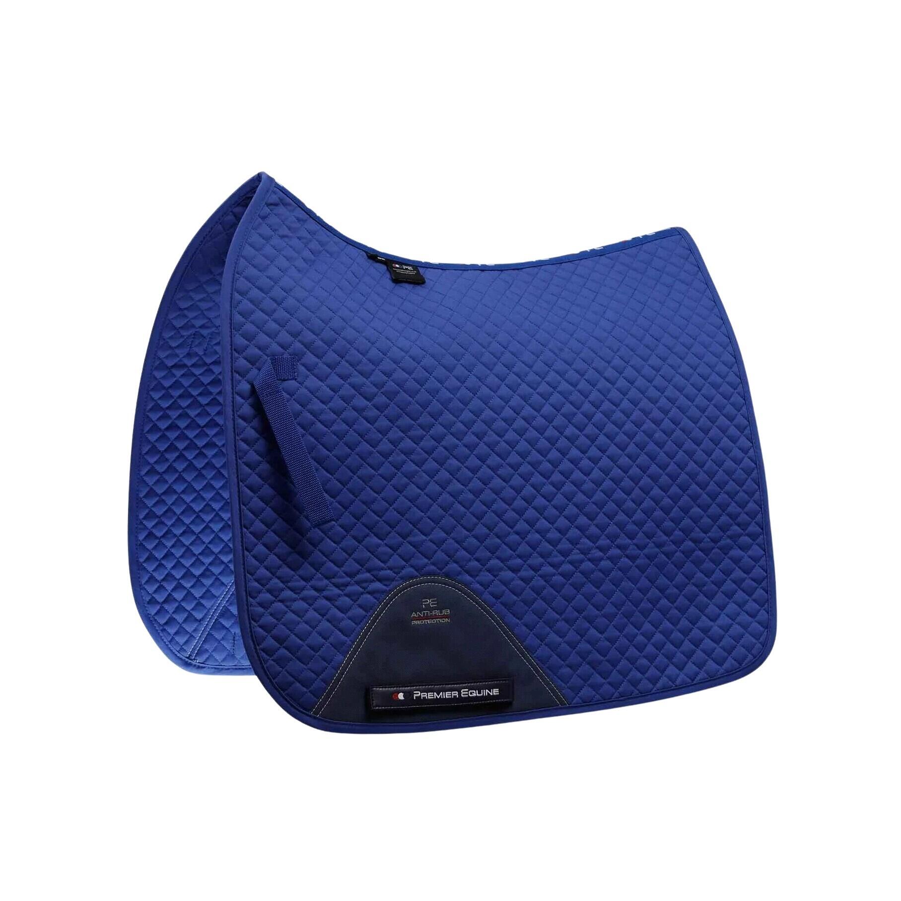 Dressuurmat voor paarden in effen katoen Premier Equine Pony 1/4