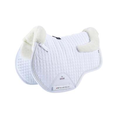 Cuscinetto da sella integrato in pelle di pecora sintetica Premier Equine Pony M