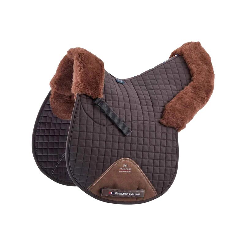 Tapis de selle amortisseur mouton synthétique intégré Premier Equine GP/Jump Num