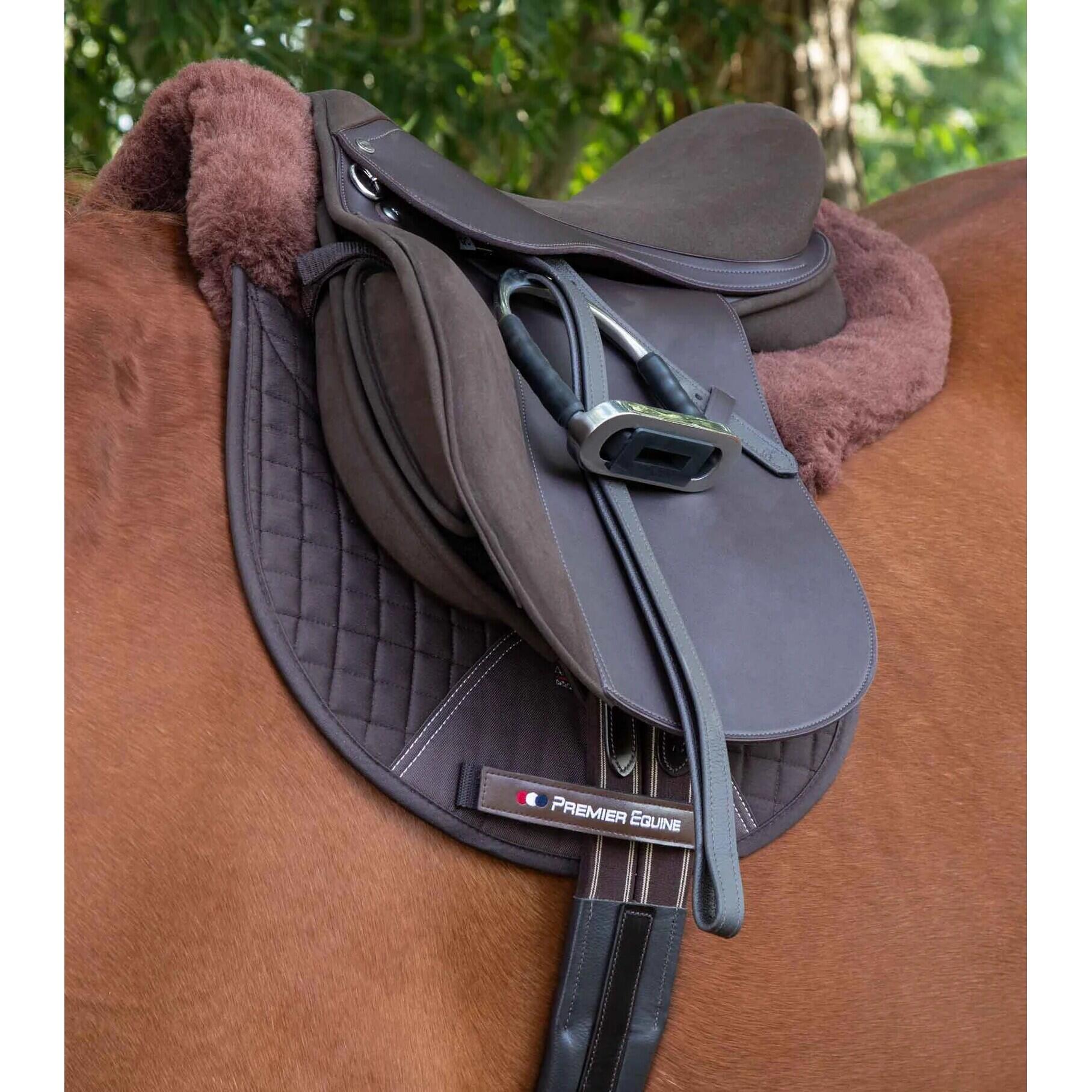 Tapis de selle amortisseur mouton synthétique intégré Premier Equine GP/Jump Num 2/5