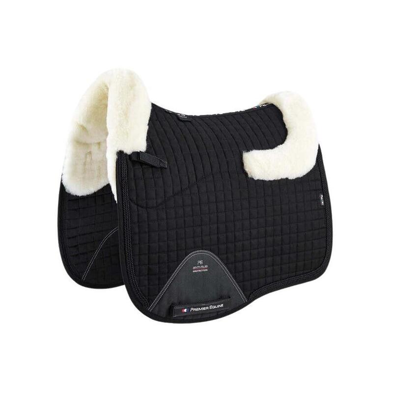 Tapis de dressage pour cheval en laine mérinos Premier Equine Capella CC Square