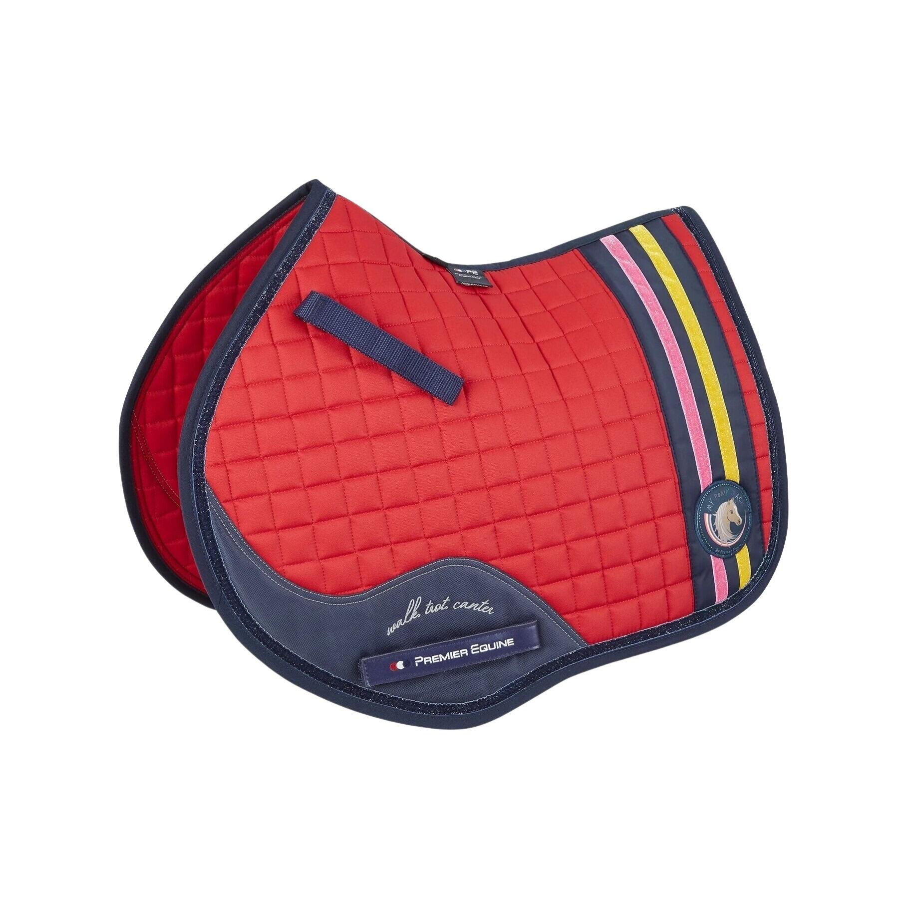 Sattelunterlage für Pferde Baumwolle Premier Equine MPJ GP / Jump Glitter 1/4