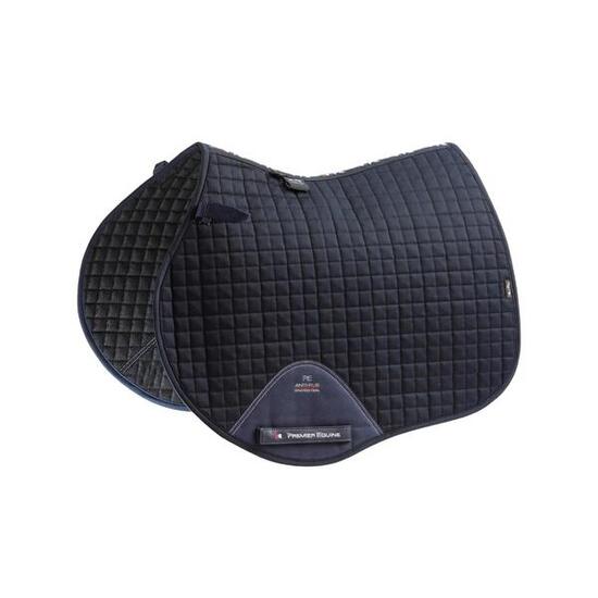 Cuscinetto da sella per cavalli in cotone liscio Premier Equine Close Contact GP