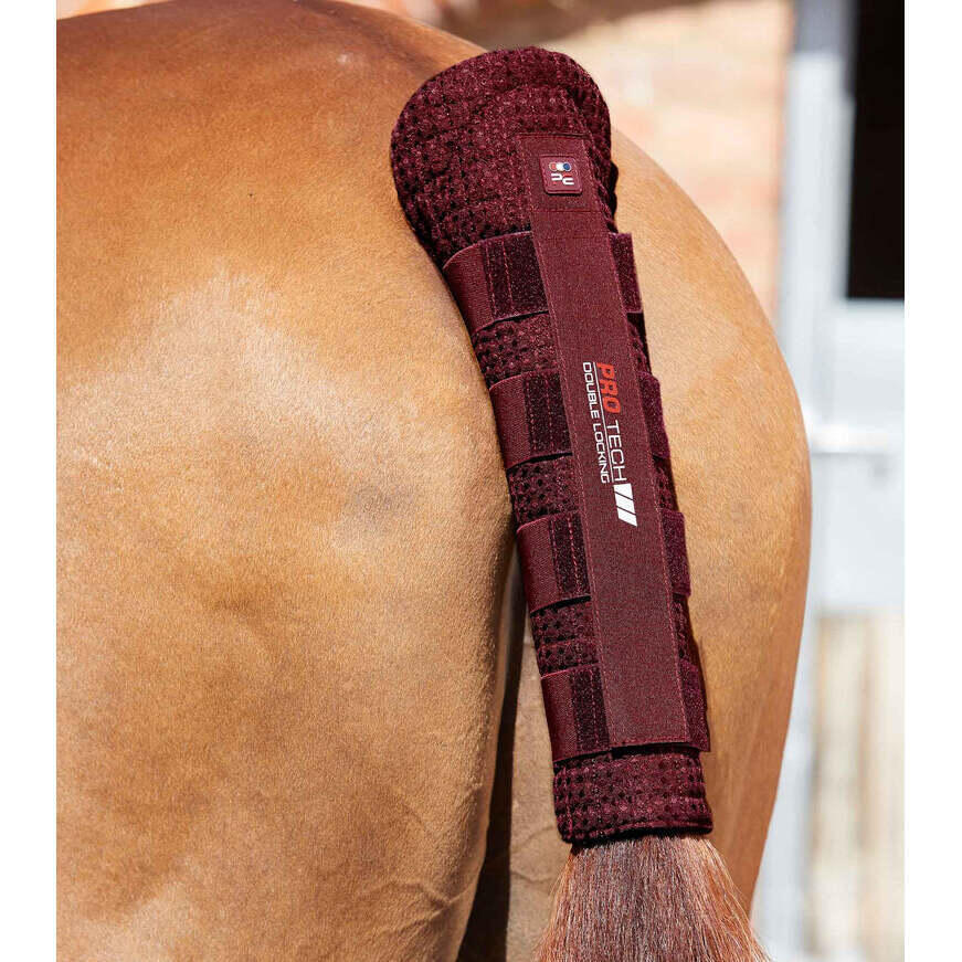 Gewatteerde paardenstaartbeschermer met dubbel slot Premier Equine 4/4